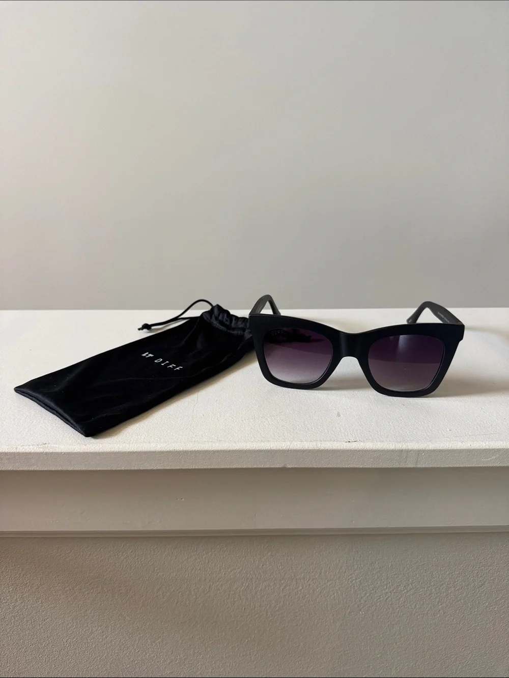 New DIFF 50mm Talia Square Sunglasses